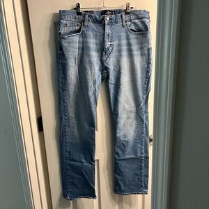 Hollister Light Blue Men's BOOT Jeans